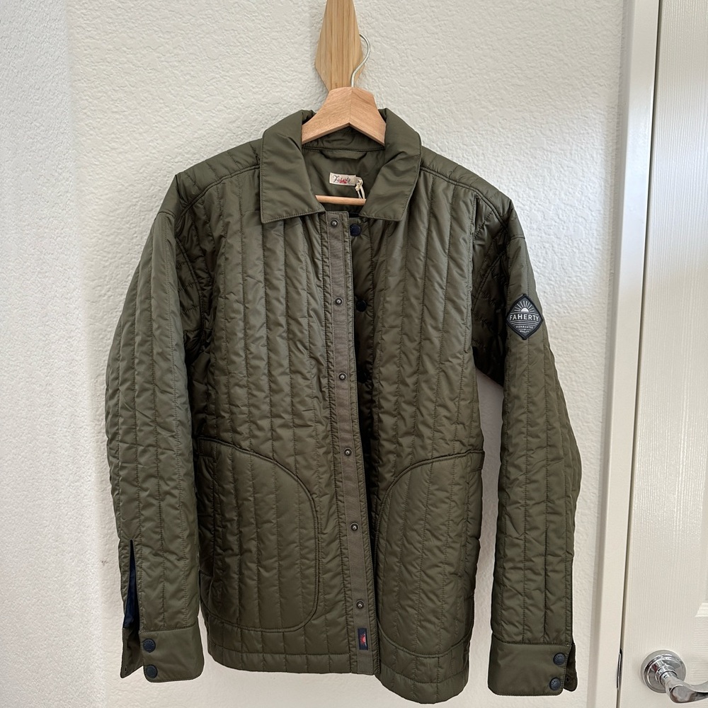Faherty Atmosphere Brook Jacket - Olive - Small
